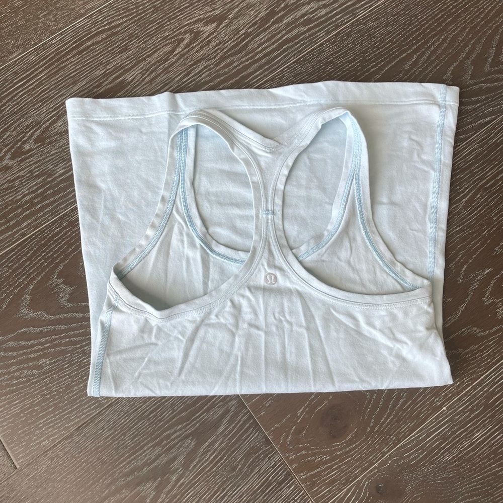 Light Blue Lululemon tank top